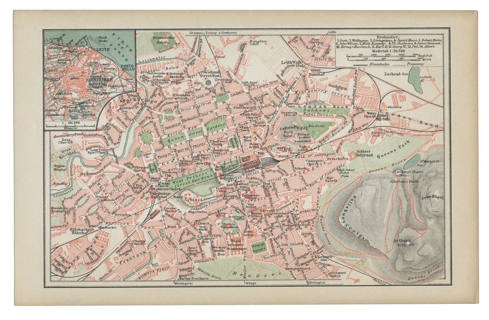 Edinburgh Map England